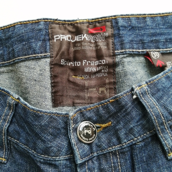Project Raw Y2K Blue Jeans 31 - Picture 9 of 10